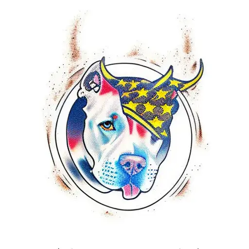 Pitbull Bucking Bronco