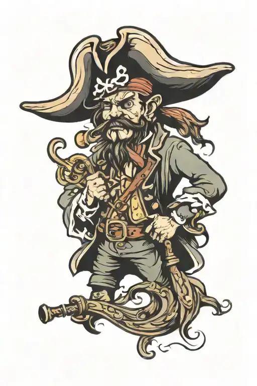 Pirate With A Pipe