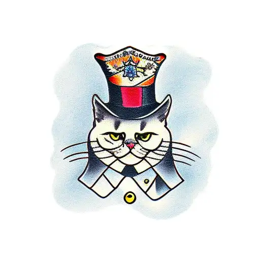 Rich Cat With Top Hat