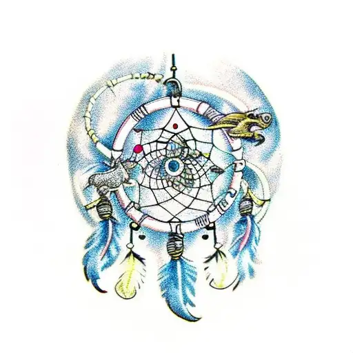 Dream Catcher Pistol And Scorpio Sign