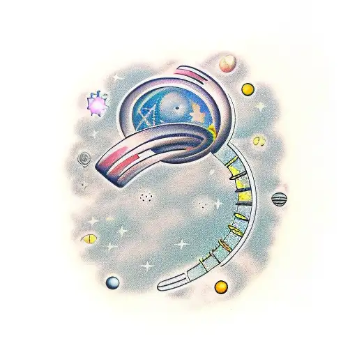 Dna And Universe With Names