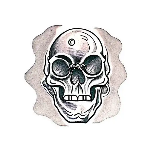 Old School Skull And Gym