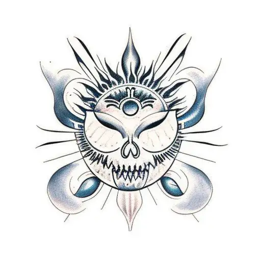 Sun And Moon And Death Moth