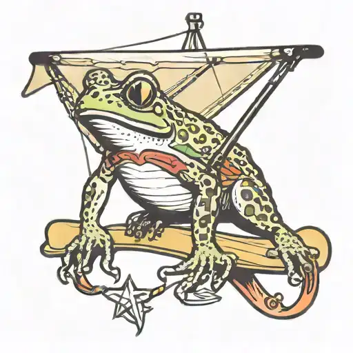 Hang Gliding Frog