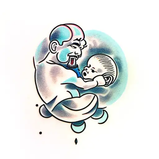 God Punching A Baby