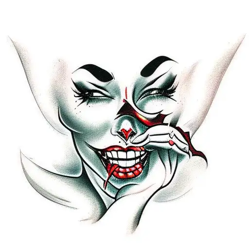 Pin Up Girl Possessed Dark And Horrific But Pretty Full Body