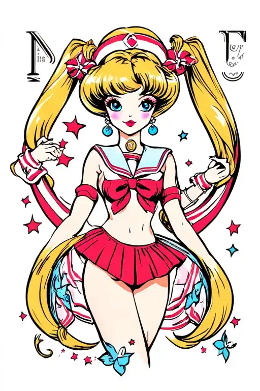Pinup Girl Sailor Moon