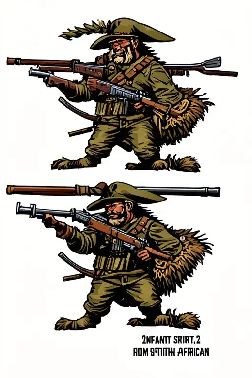 The Top Oart Is The 2Sai Infantry Battlion From Spith African The Bottom Is And Anxhor