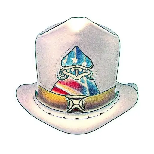 Dagger Through Cowboy Hat