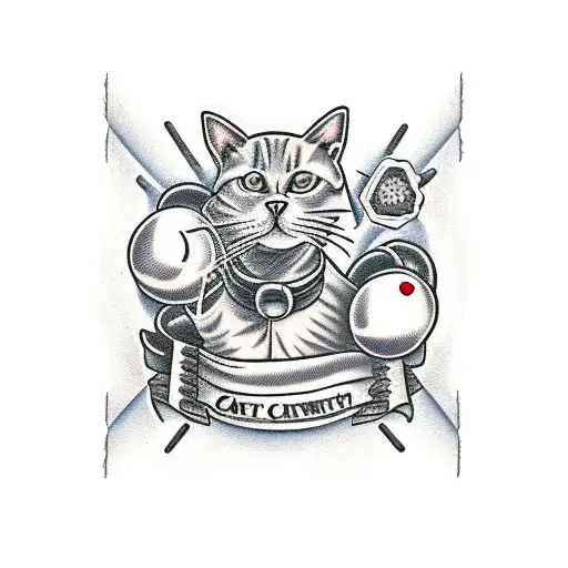 Liberal Cat Party Cowboy And Balls