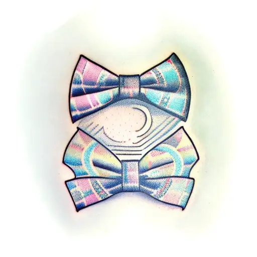 Bow Tie With Lotus