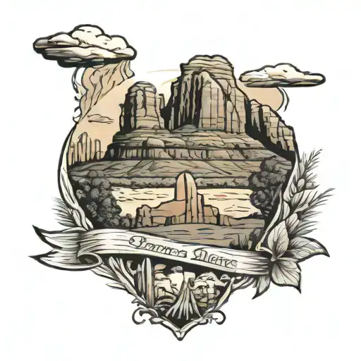 Sedona Arizona Backdrop