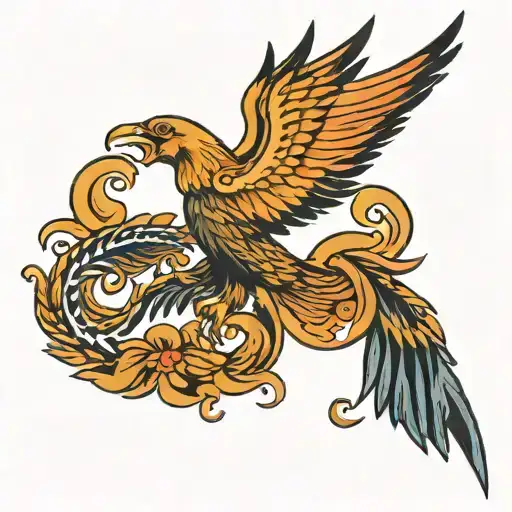 Phoenix And Arm Band