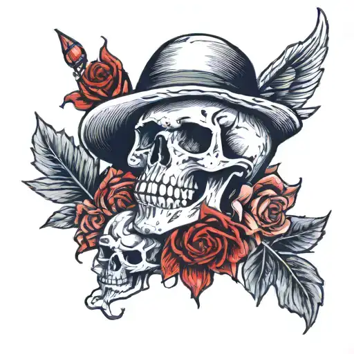 Blood Is Thicker Than Water Skull