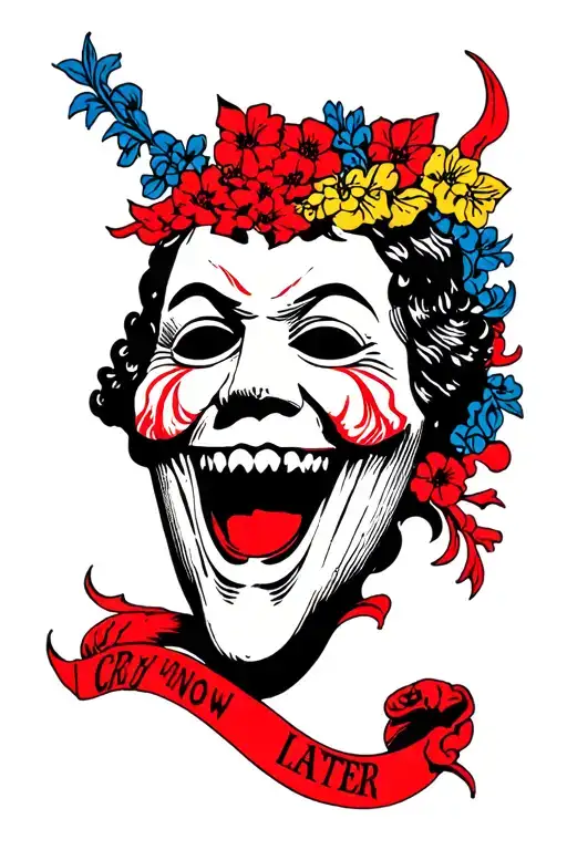 Religious Laugh Now Cry Later Mask