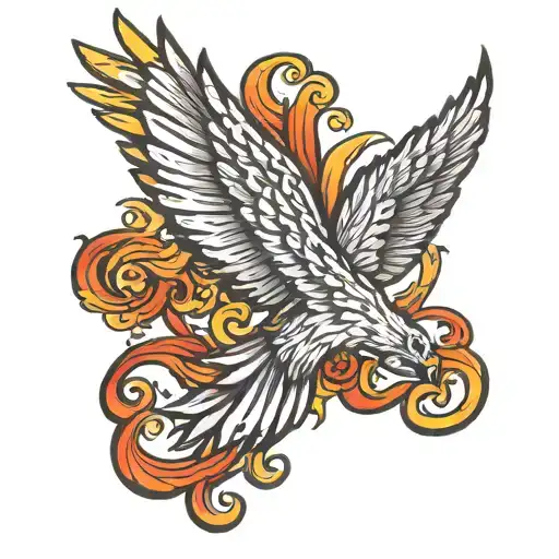 Phoenix On A Arm Band
