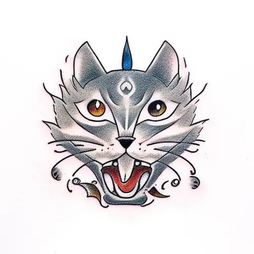 The Shadow Of 8 Cats And A Dragon