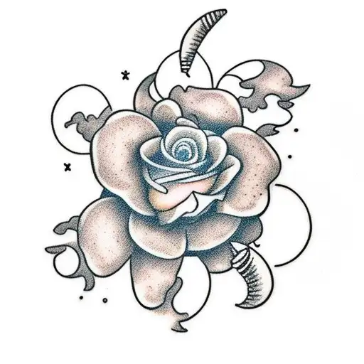 A Surgical Tech Performing A Moon Surgery On A Flower-filled Operating Table