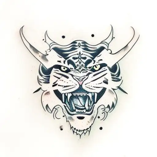 Sabertooth Tiger Skull