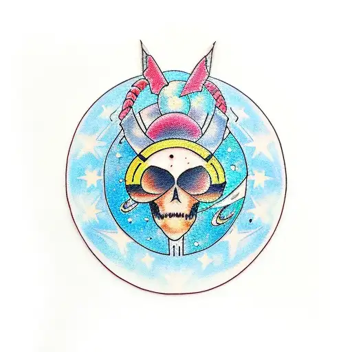 Space Theme For Shoulder With Very Little Color