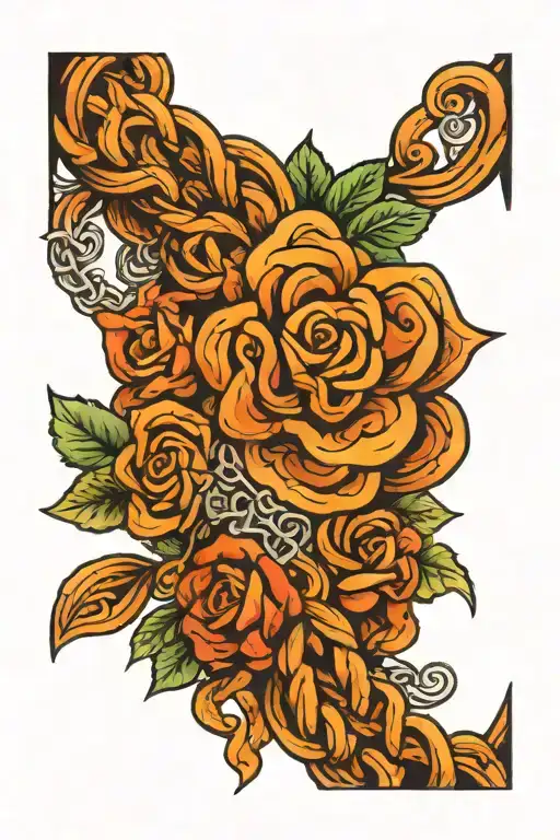 Celtic Braid And Forearm