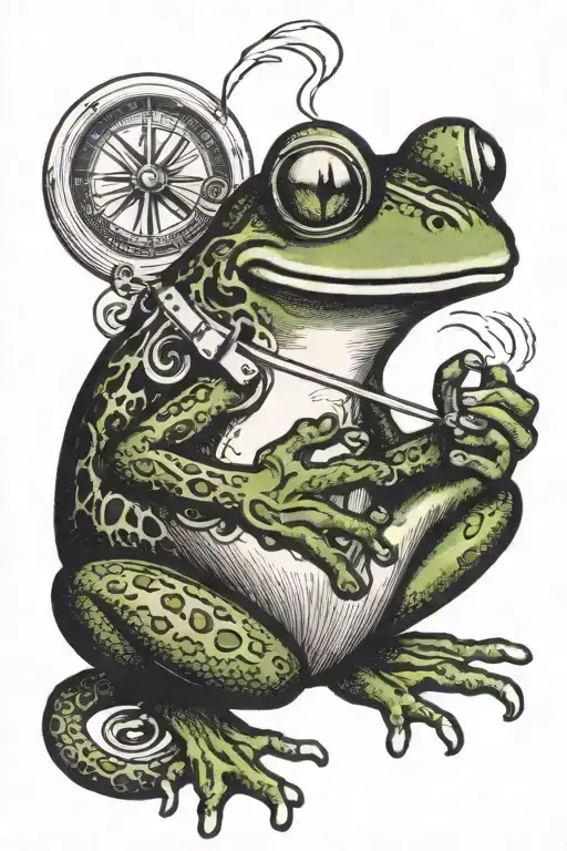 Frog Playing Doisaphone