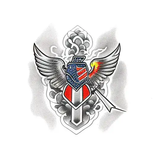 1967 Ford Mustang On Fire