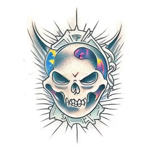 Light And Darkness Colliding