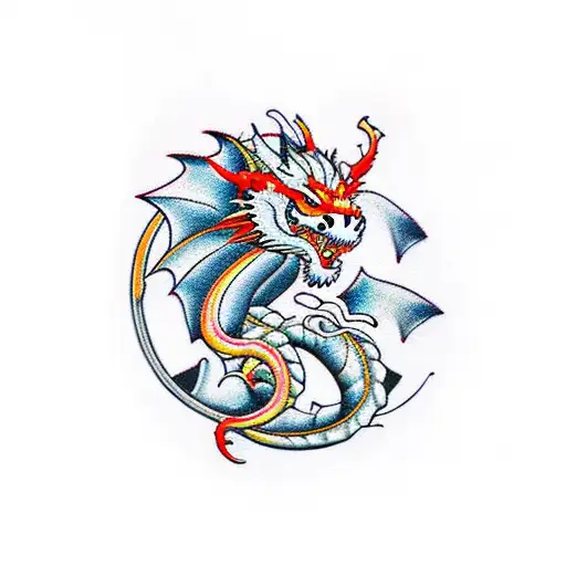 Electronic Circuits Creating A Dragon