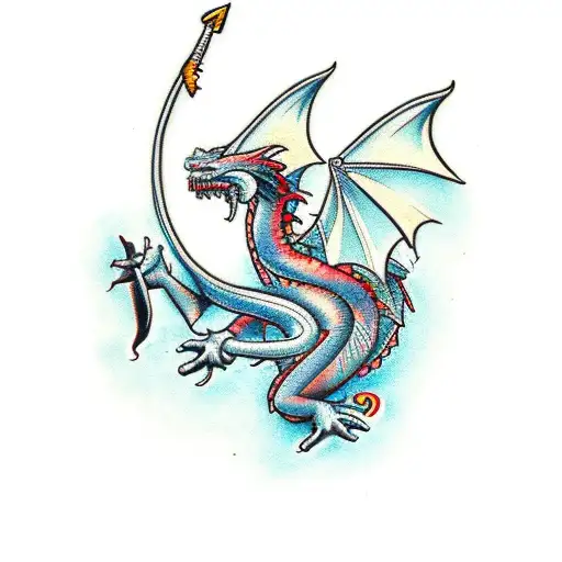 Dragon Throwing Fire