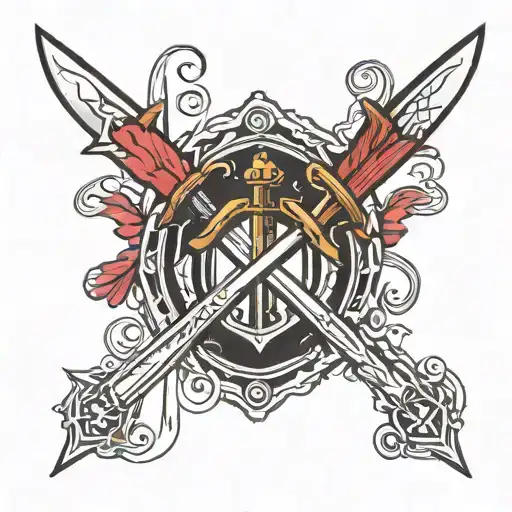 Sword And Wire Wrapped