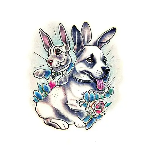 Dog And Bunny