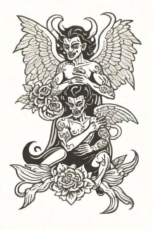Demon And Angel In One Person