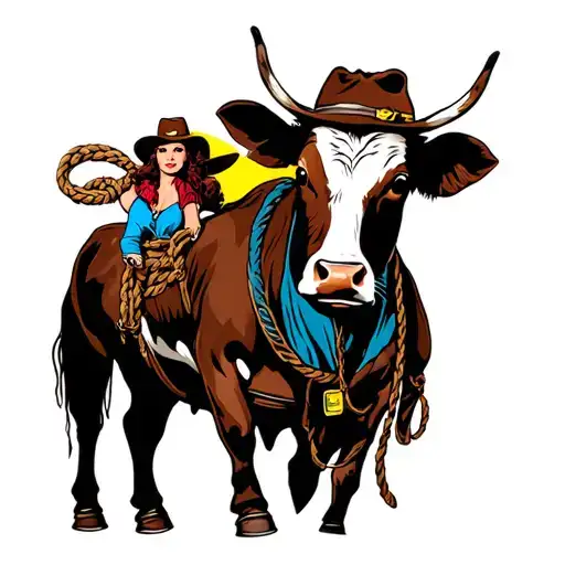 Cow Girl With A Lasso 'Tight Sling Towing & Recovery'