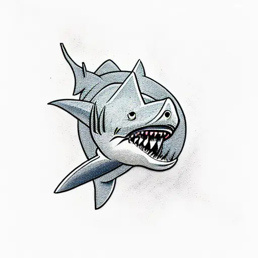 Neo Traditional Shark