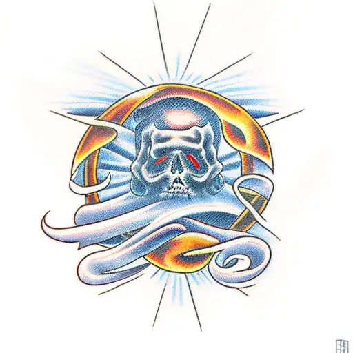 A Father And 2 Sons Looking Into Eternity