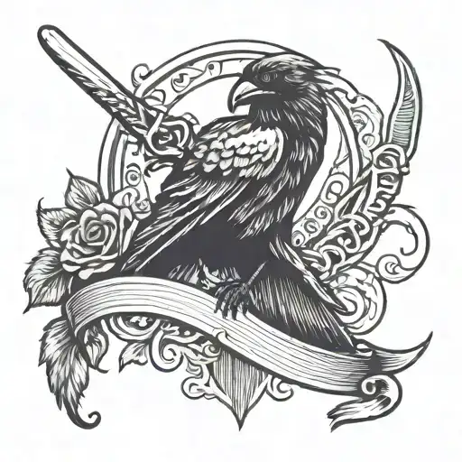Raven And Scythe