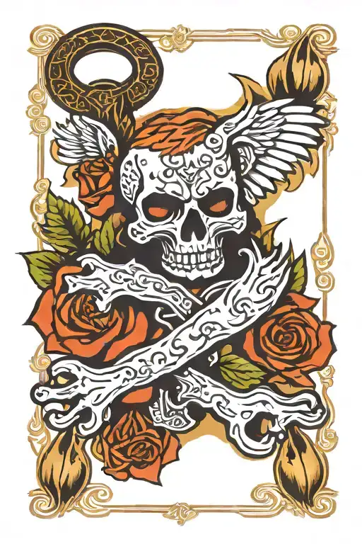 Brass Knuckles Rose Eagle Ace And Jack Cards