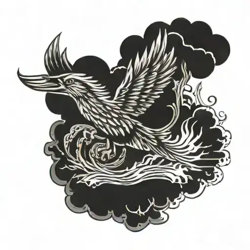 Literally Just The Word Raindancer Above A Small Storm Cloud