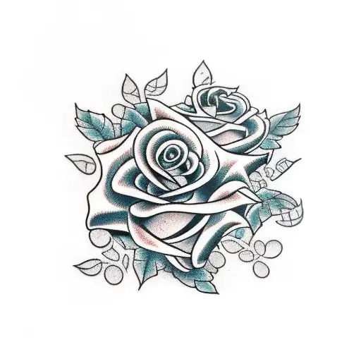 Rose And Vines Bicep