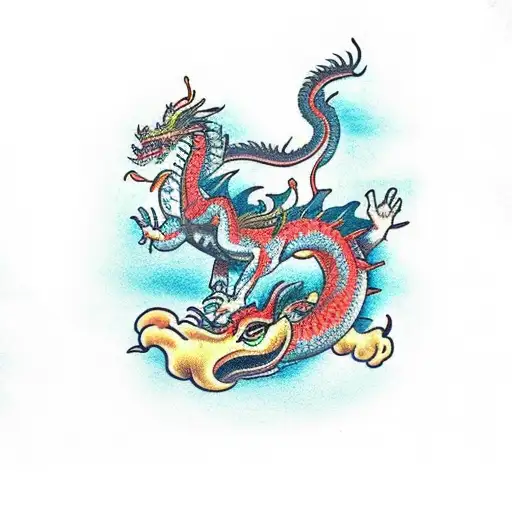 Chinesse Dragon Full Body