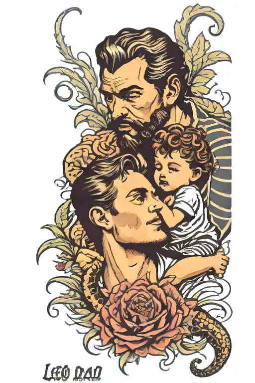 Leo Dad Scorpio Daughter Cancer Son Walking