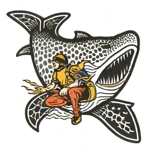 Whale Shark And Diver