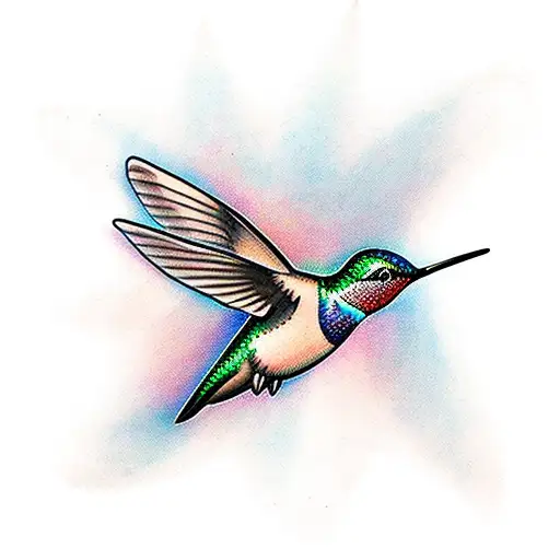 Hummingbird With Freebird Text