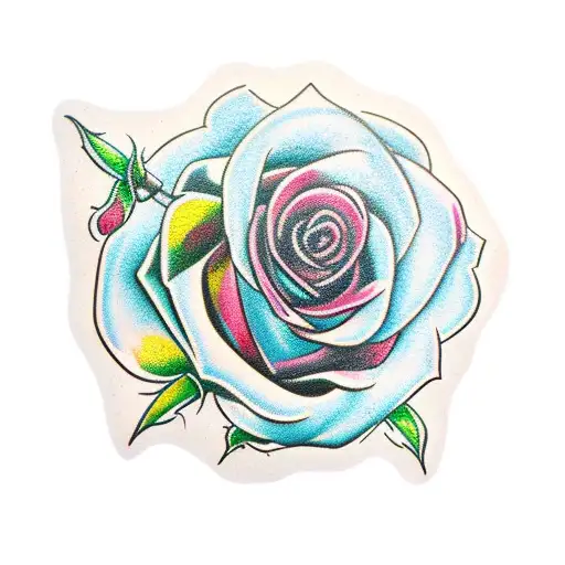 Rose Made Out Of Glass