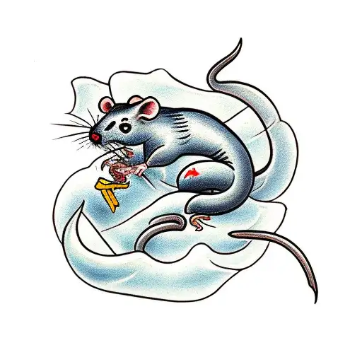 Rat Riding A Scorpion