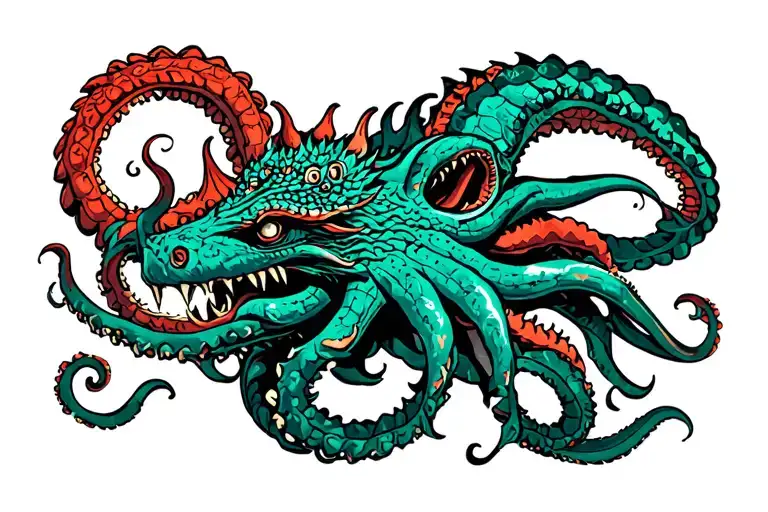 Jormungadr And Kraken