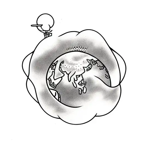 Bookstack With Globe