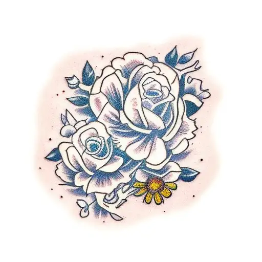 Cross Covered With Birth Flowers