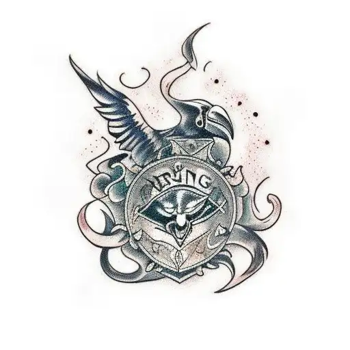 Raven And Joker Viking Style